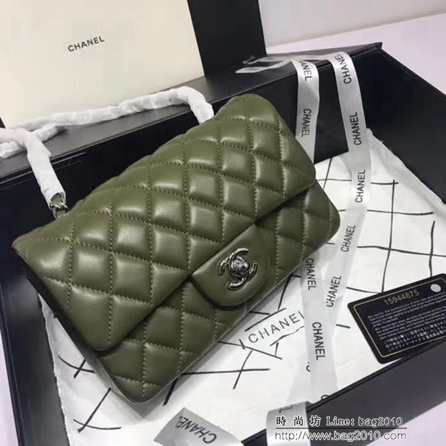 香奈兒CHANEL 升級版A1116進口小羊皮全新經典金銀鏈條肩背斜挎包 DSC1176